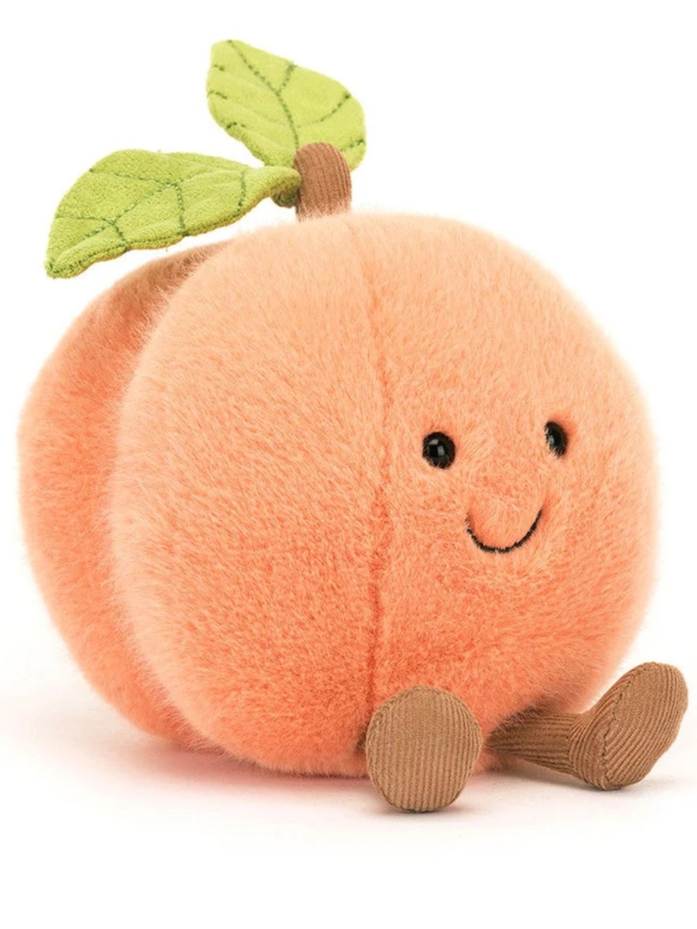 Jellycat Amuseable Peach plushie NWT!